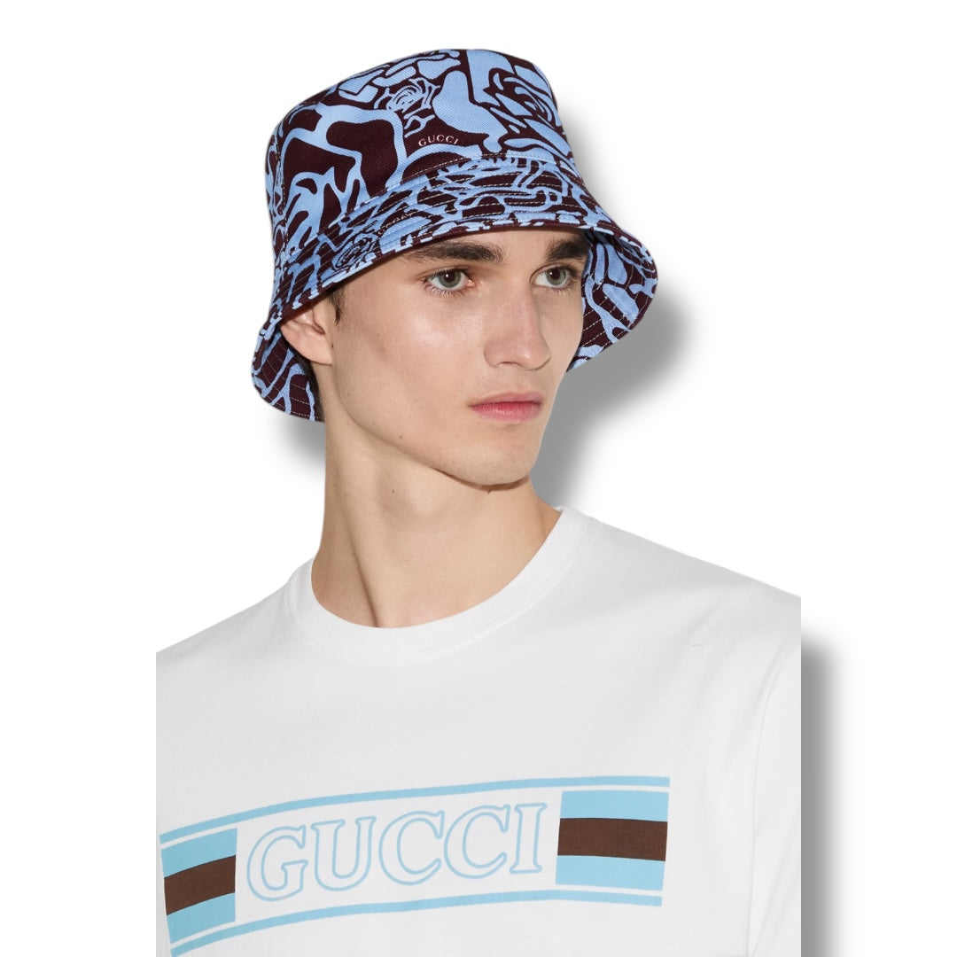GUCCI RECTANGLE STRIPE T-SHIRT WHITE