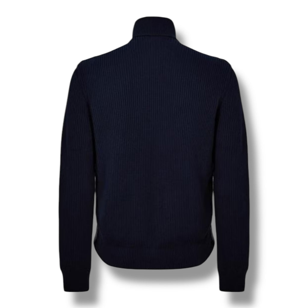 MONCLER PADDED HYBRID JACKET NAVY BLUE