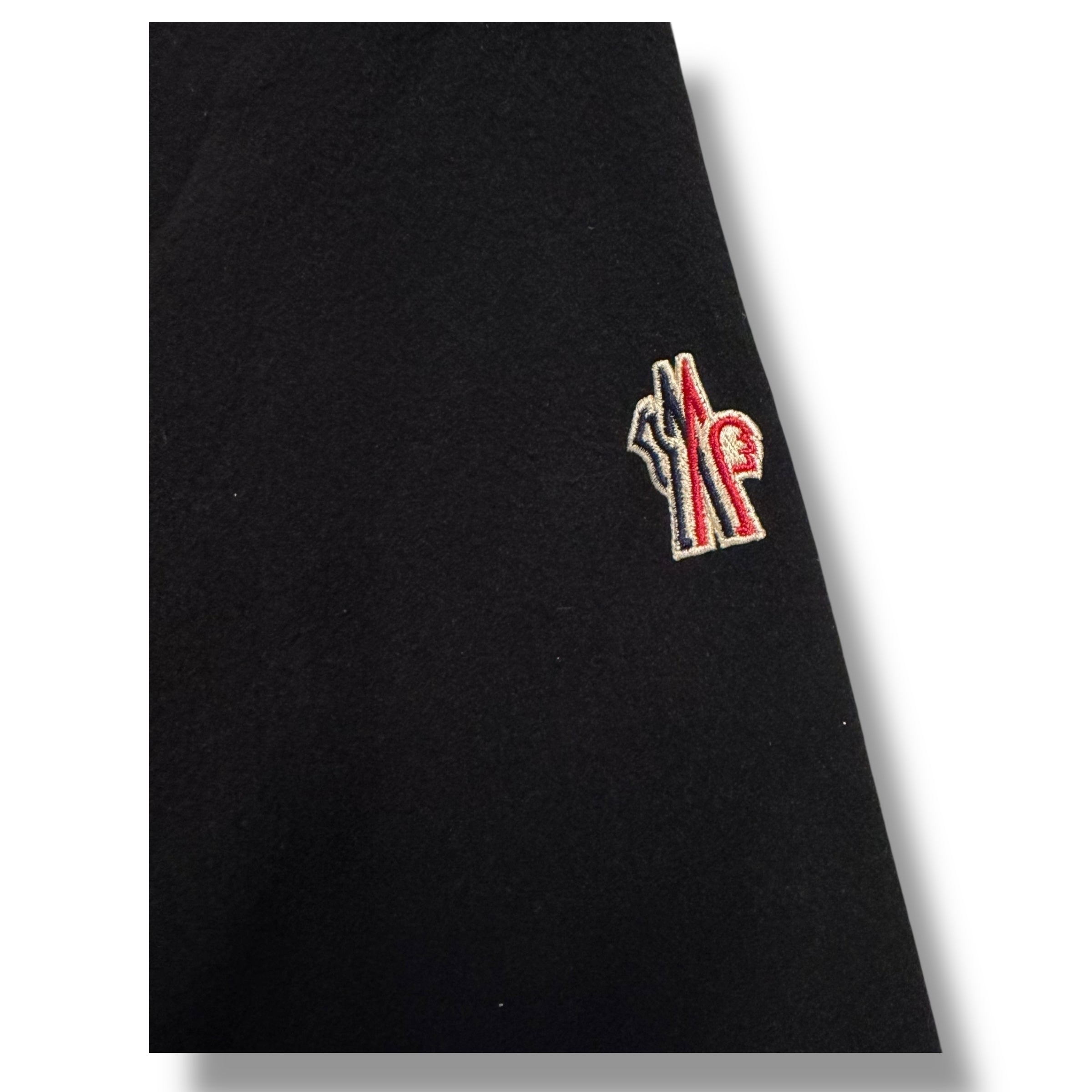 MONCLER GRENOBLE 1/4 ZIP FLEECE BLACK