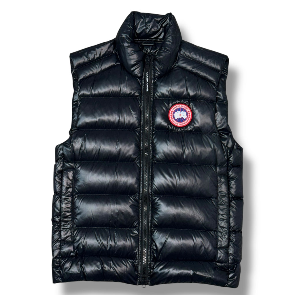 CANADA GOOSE PADDED PUFFER GILET CROFTON BLACK