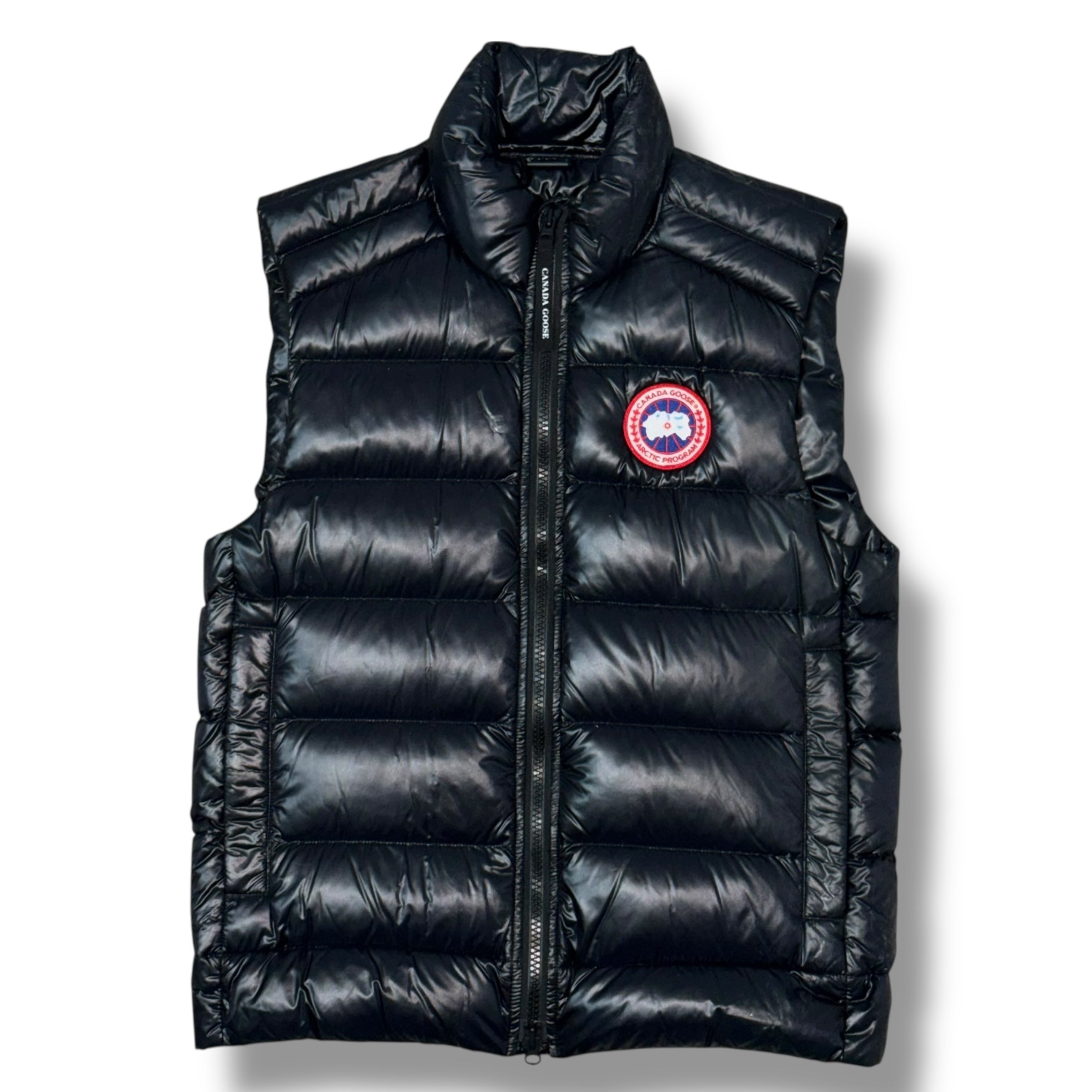 CANADA GOOSE PADDED PUFFER GILET CROFTON BLACK
