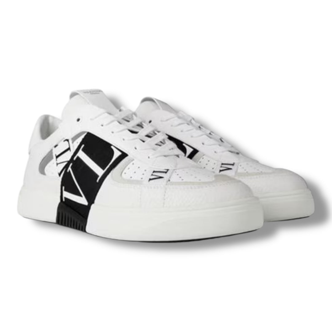 VALENTINO VLTN LOW TRAINERS WHITE - BLACK
