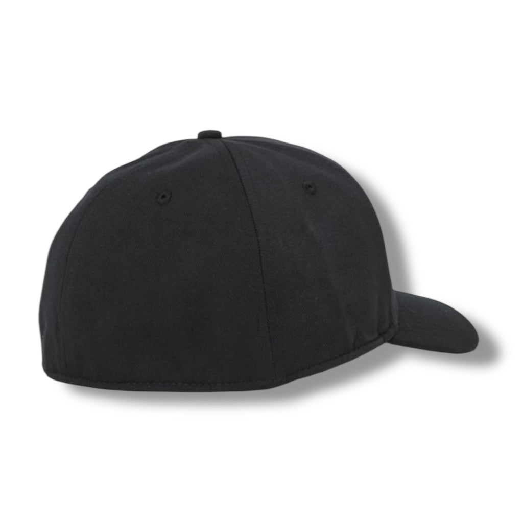 CANADA GOOSE BLACKOUT FITTED BASEBALL CAP BLACK
