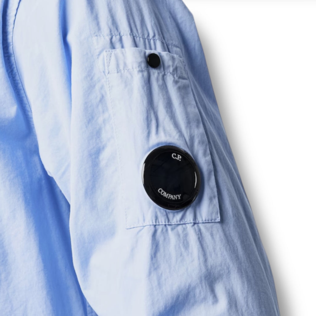 CP COMPANY LENS OVERSHIRT CERULEAN BLUE