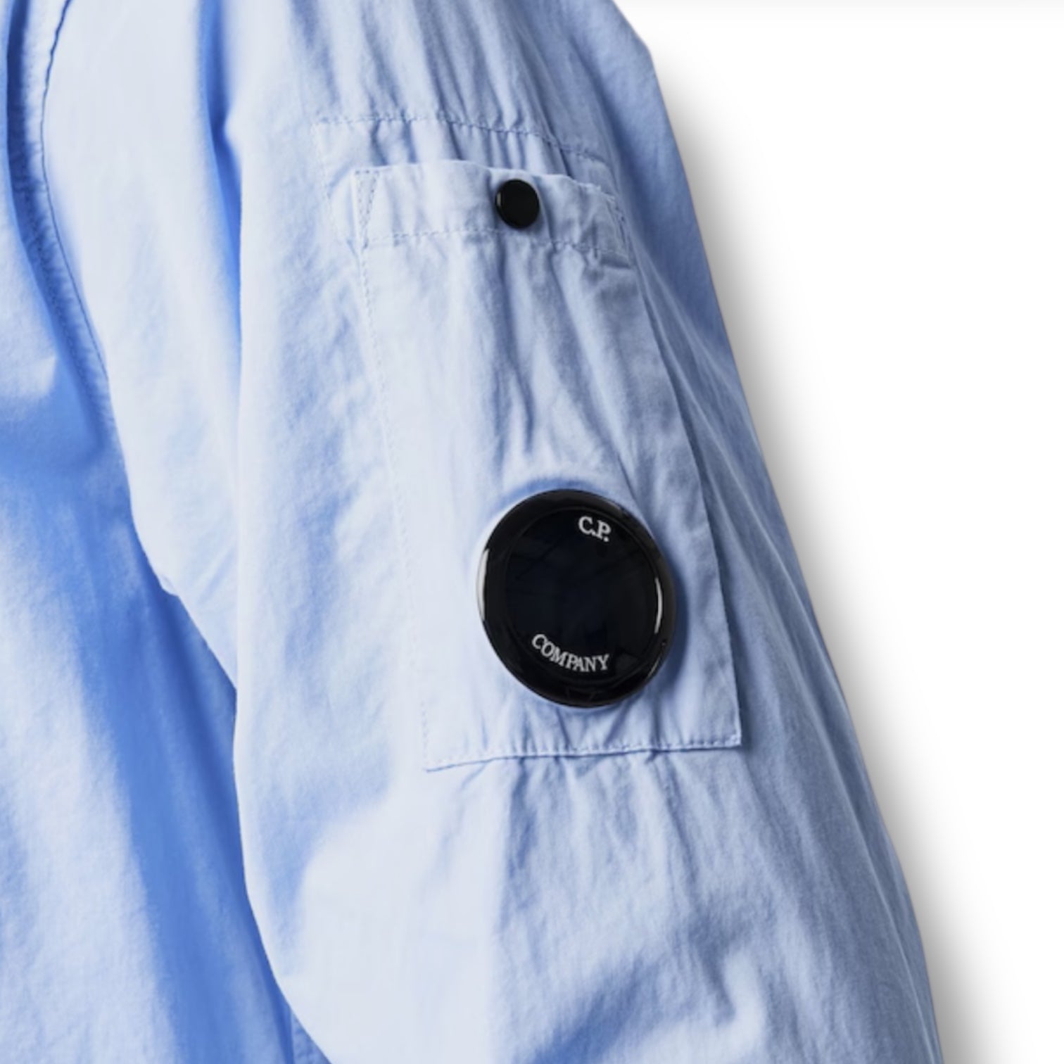 CP COMPANY LENS OVERSHIRT CERULEAN BLUE