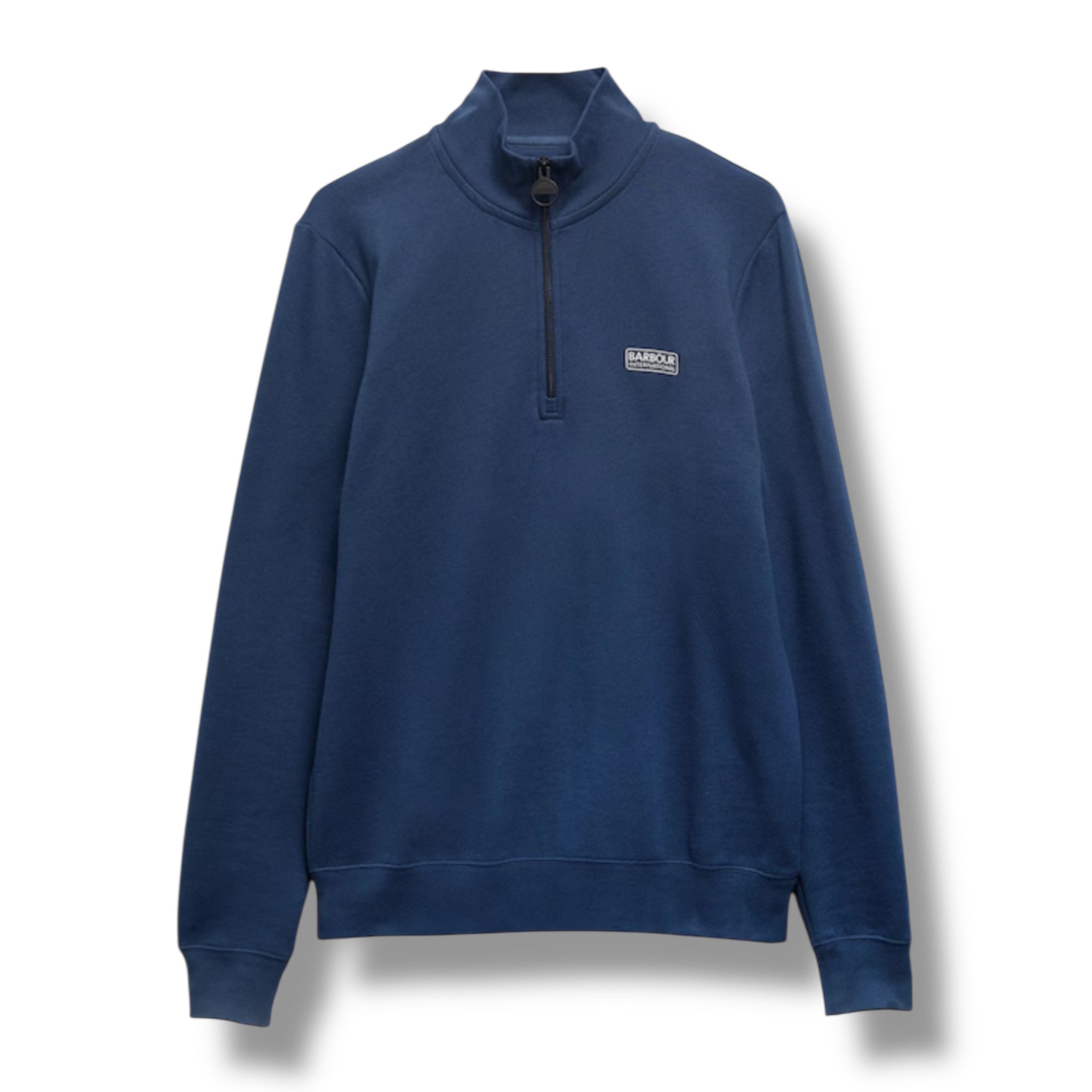 BARBOUR INTERNATIONAL 1/4 ZIP SWEATSHIRT BLUE