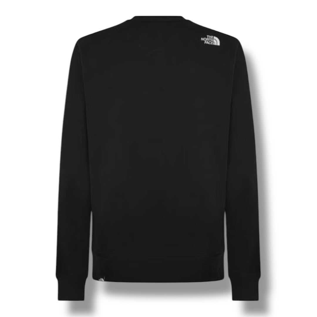 THE NORTH FACE CREWNECK SWEATSHIRT BIG LOGO BLACK