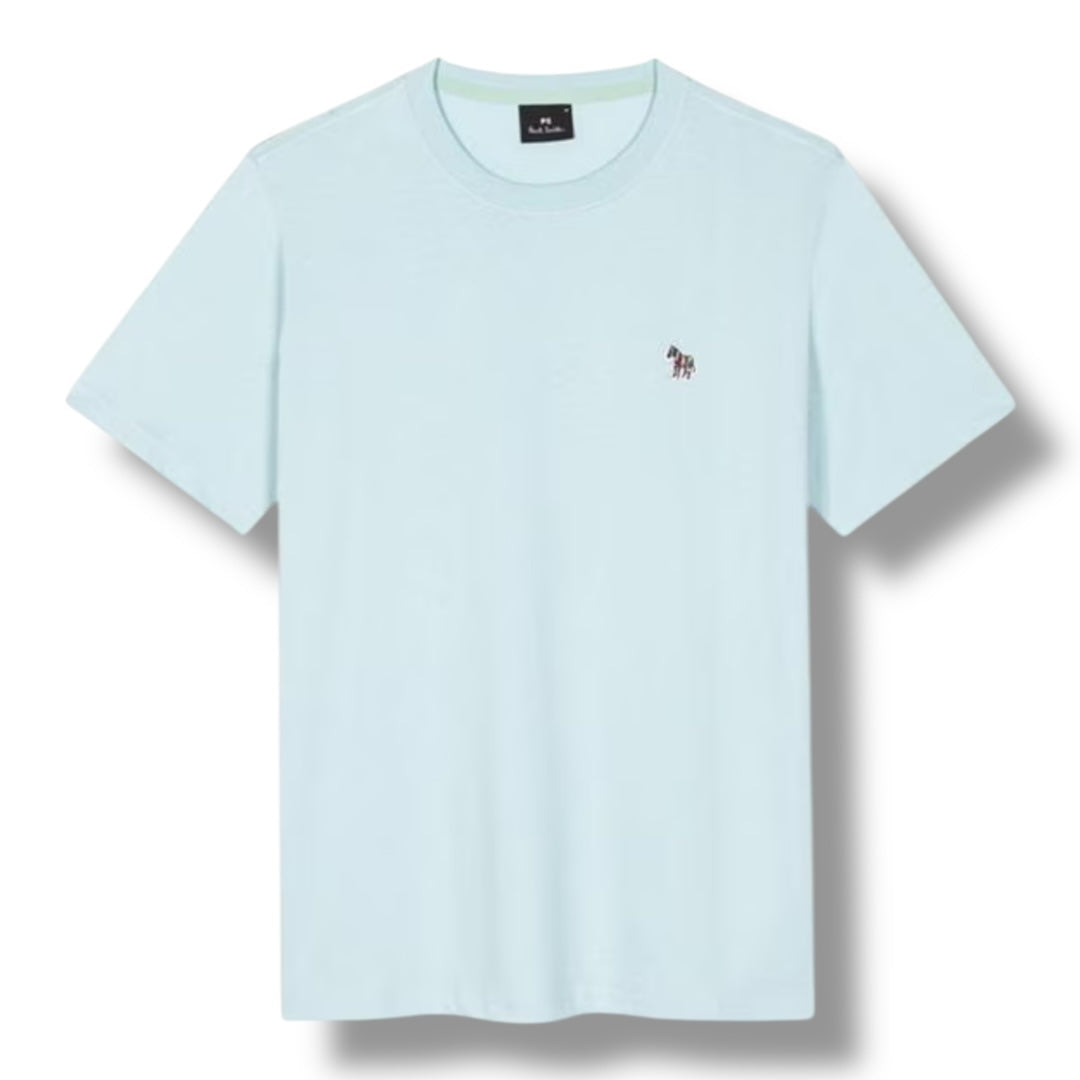 PAUL SMITH ZEBRA T-SHIRT AQUA BLUE