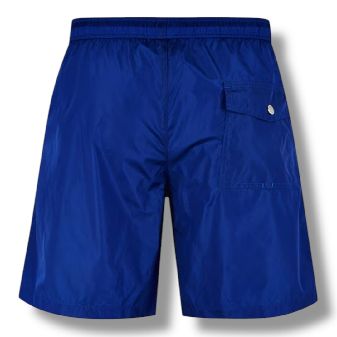 MONCLER ARCH NYLON SWIM SHORTS BLUE