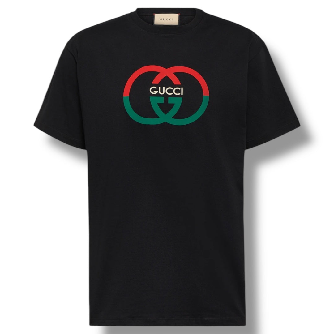 GUCCI GG INTERLOCKING T-SHIRT BLACK