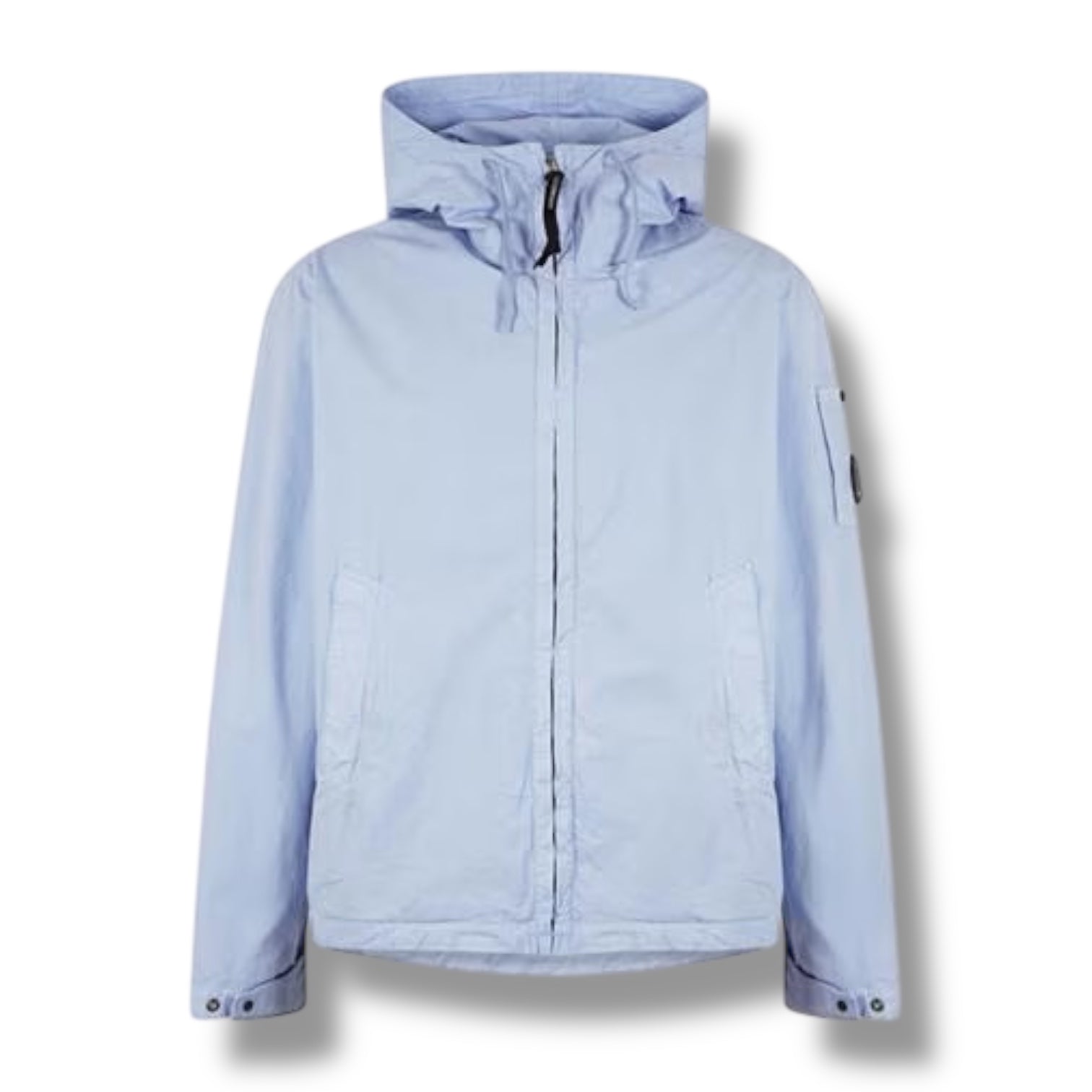 CP COMPANY HOODED LENS OVERSHIRT SKY BLUE