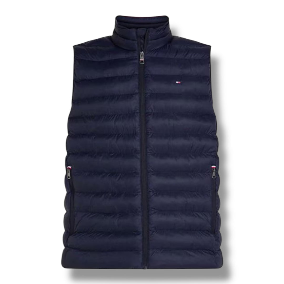 TOMMY HIFILGER CORE PACKABLE GILET NAVY BLUE