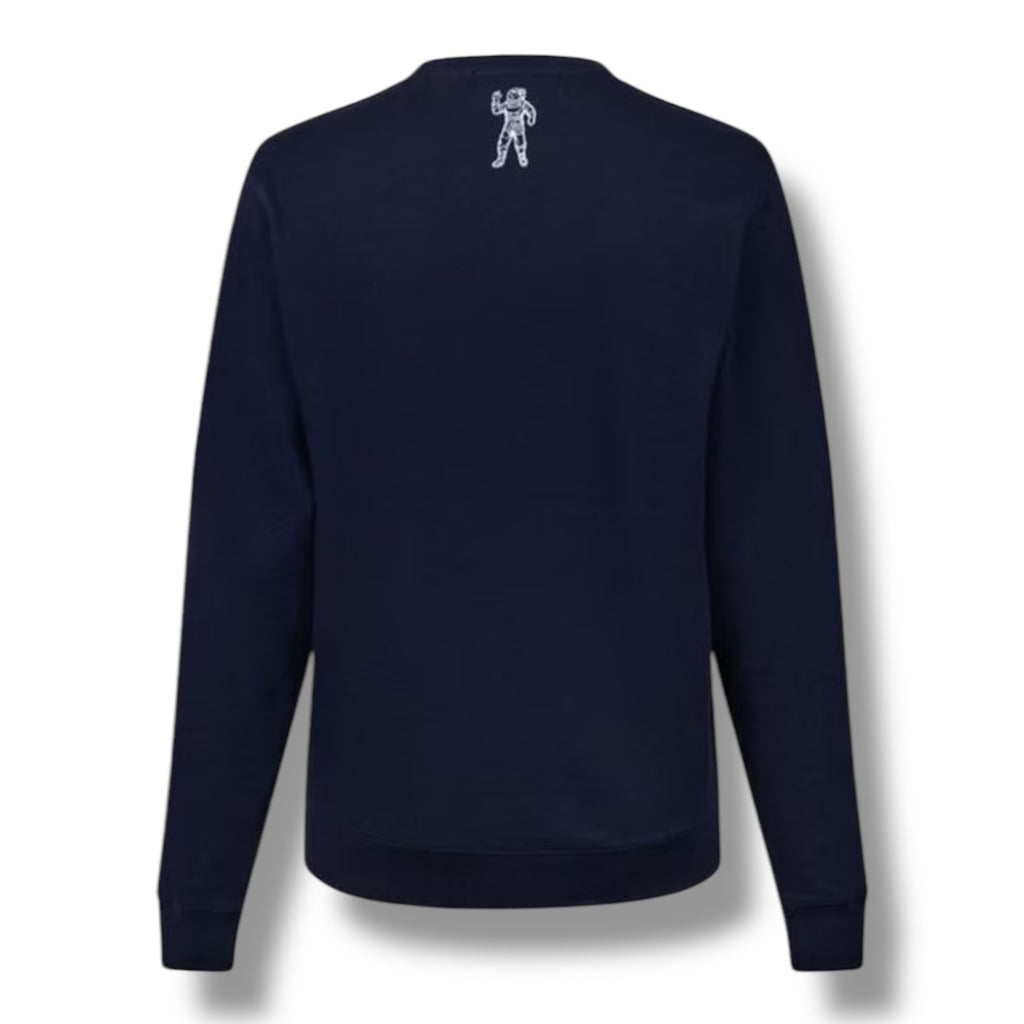 BILLIONAIRE BOYS CLUB SMALL ARCH LOGO CREWNECK SWEATSHIRT NAVY BLUE