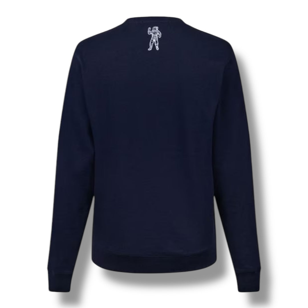 BILLIONAIRE BOYS CLUB SMALL ARCH LOGO CREWNECK SWEATSHIRT NAVY BLUE