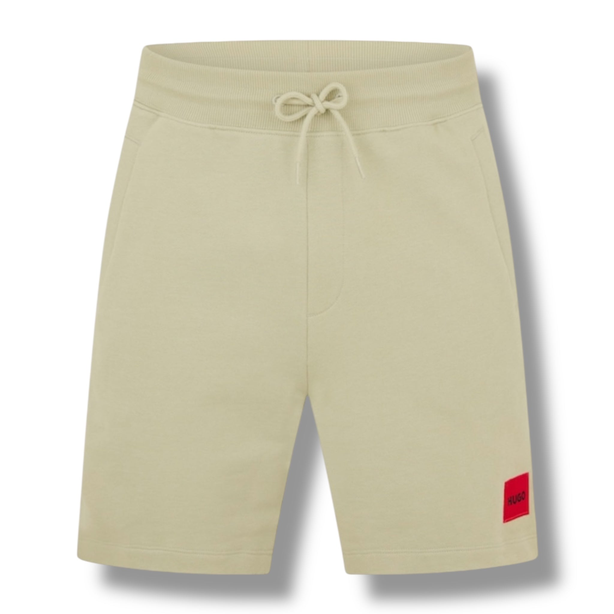 HUGO BOSS HUGO RED PATCH T-SHIRT & JERSEY SHORTS SET GREEN