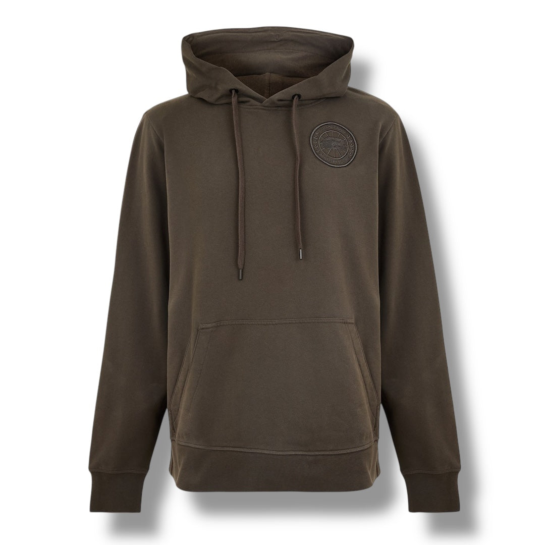 CANADA GOOSE BLACKOUT HURON HOODIE VOLCANIC GREY
