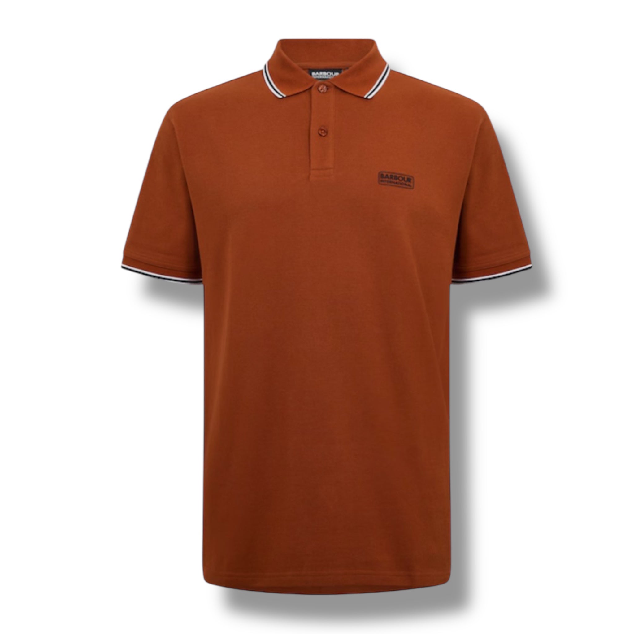 BARBOUR INTERNATIONAL POLO SHIRT ORANGE