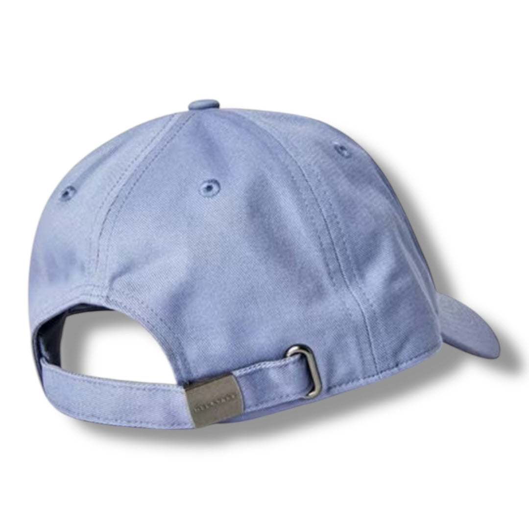 BELSTAFF PATCH LOGO BASEBALL CAP LIGHT BLUE