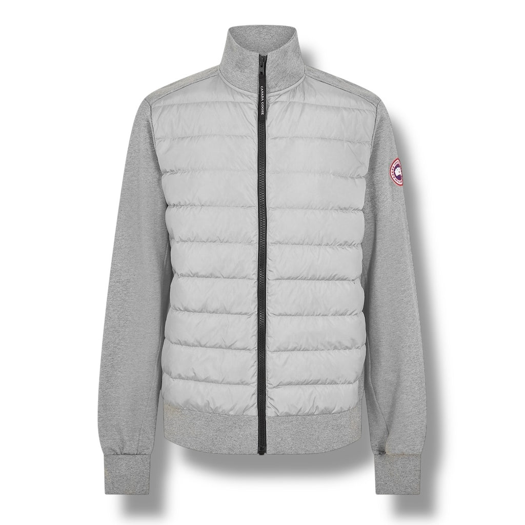 CANADA GOOSE HYBRIDGE ZIP UP PADDED CARDIGAN JACKET GREY