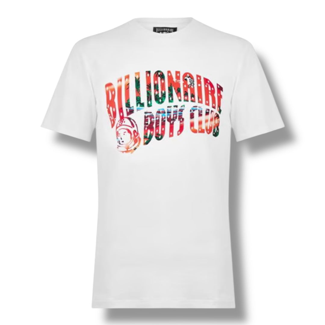 BILLIONAIRE BOYS CLUB TROPICAL ARCH T-SHIRT WHITE