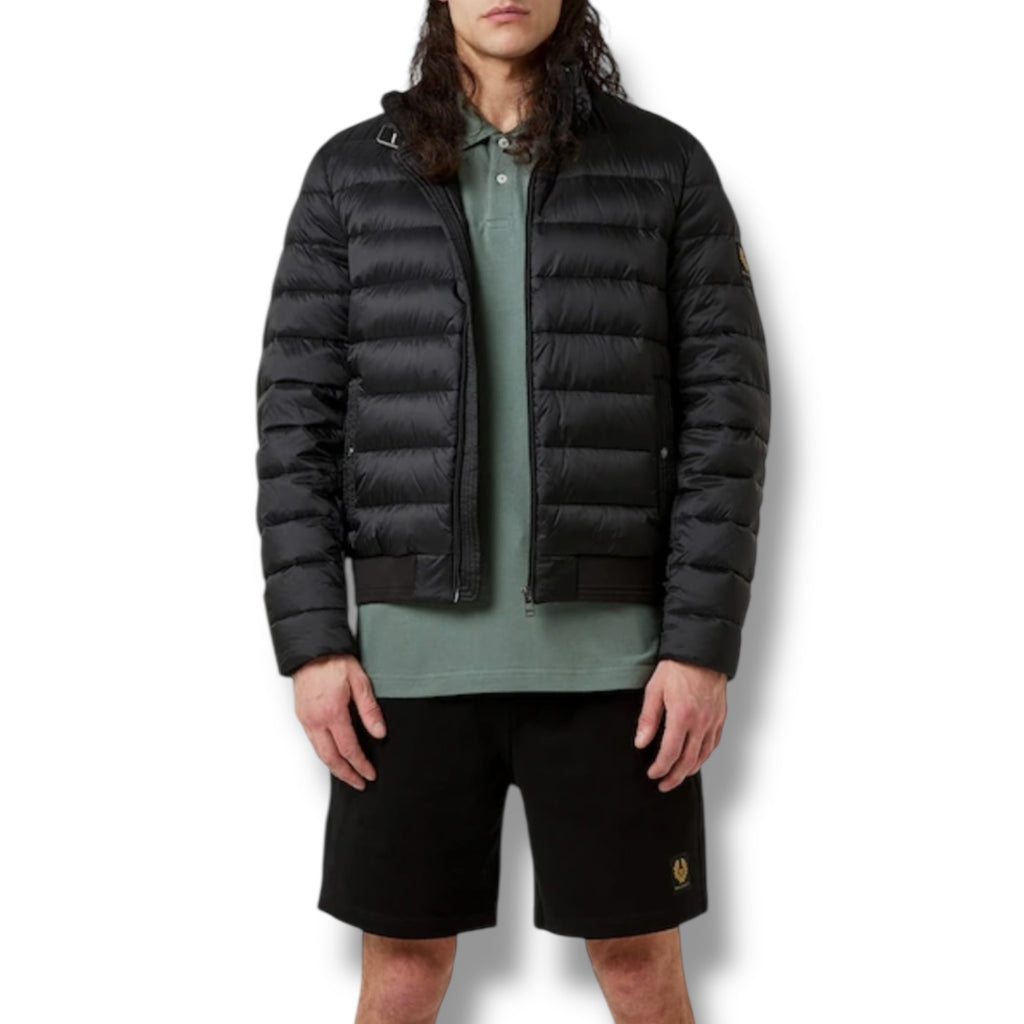 BELSTAFF CIRCUIT SHORT PUFFER JACKET BLACK