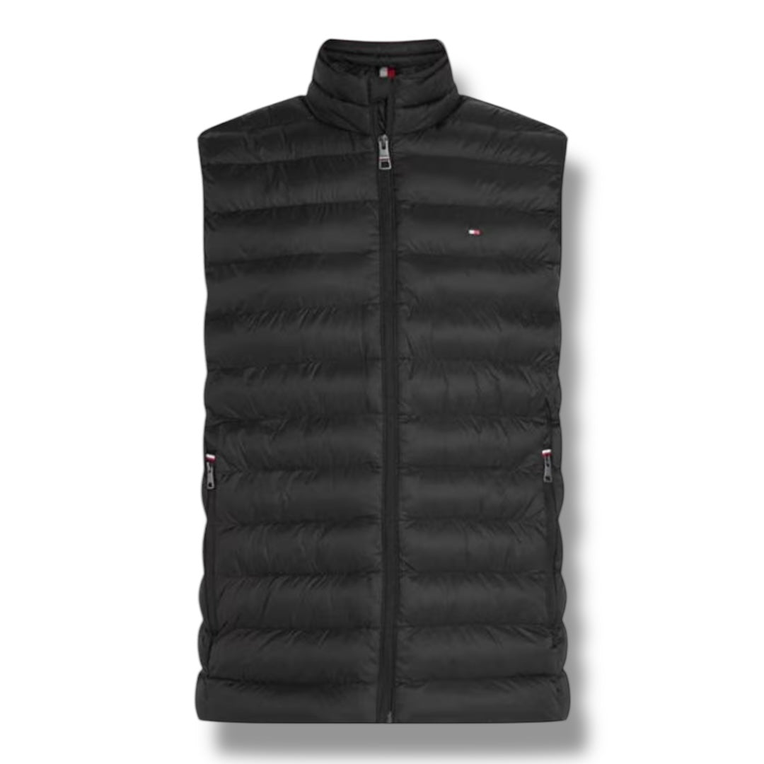 TOMMY HIFILGER CORE PACKABLE GILET BLACK