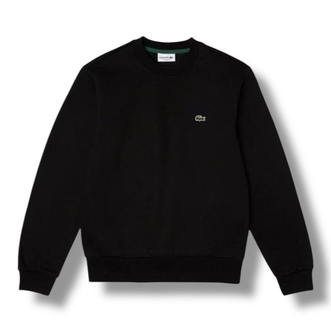 LACOSTE CREWNECK SWEATSHIRT BLACK