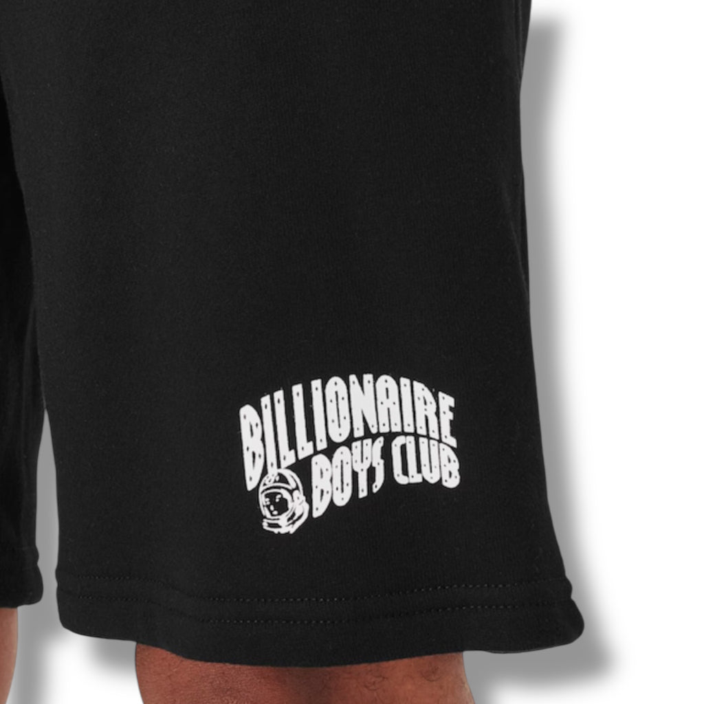 BILLIONAIRE BOYS CLUB BBC ARCH LOGO JERSEY SHORTS BLACK