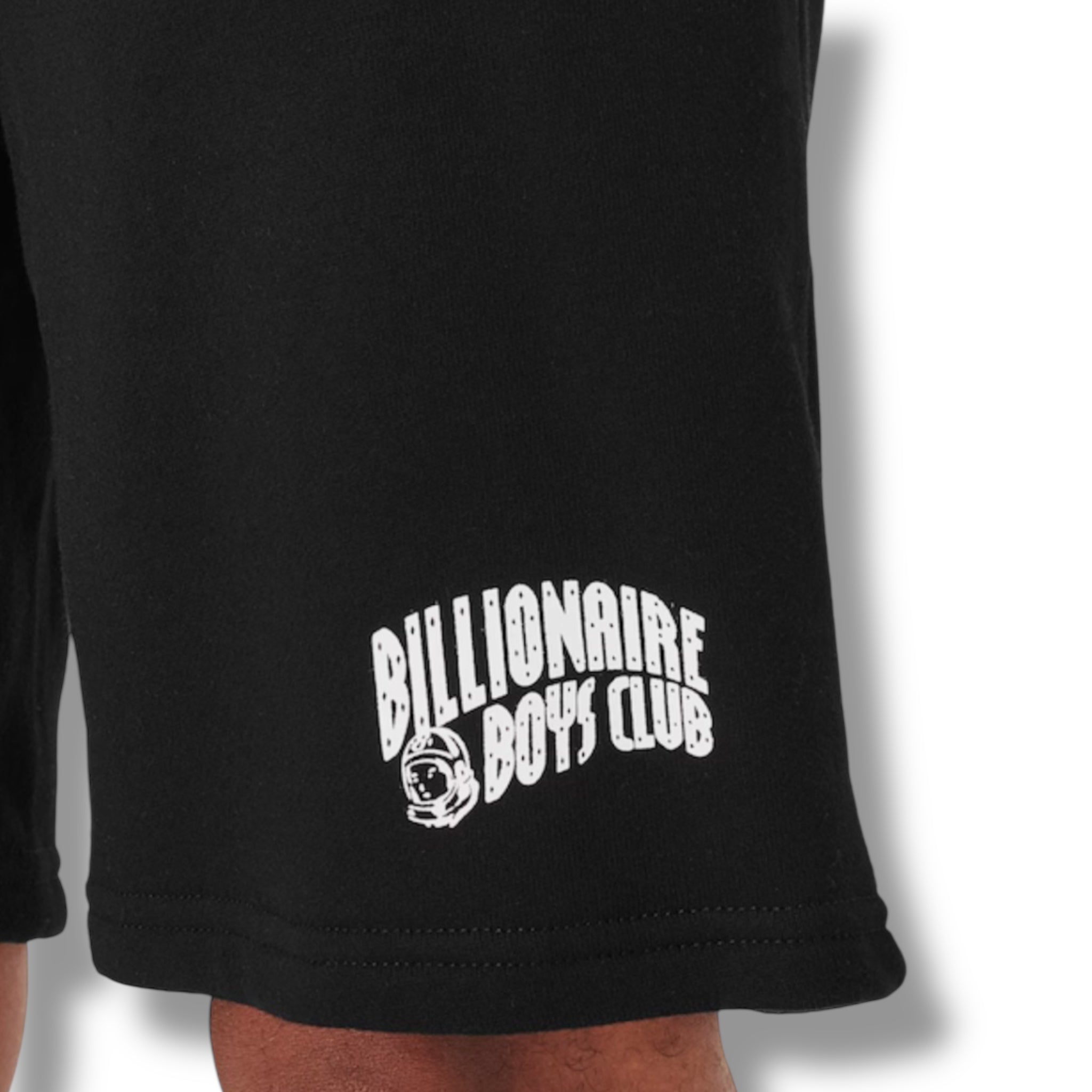 BILLIONAIRE BOYS CLUB BBC ARCH LOGO JERSEY SHORTS BLACK