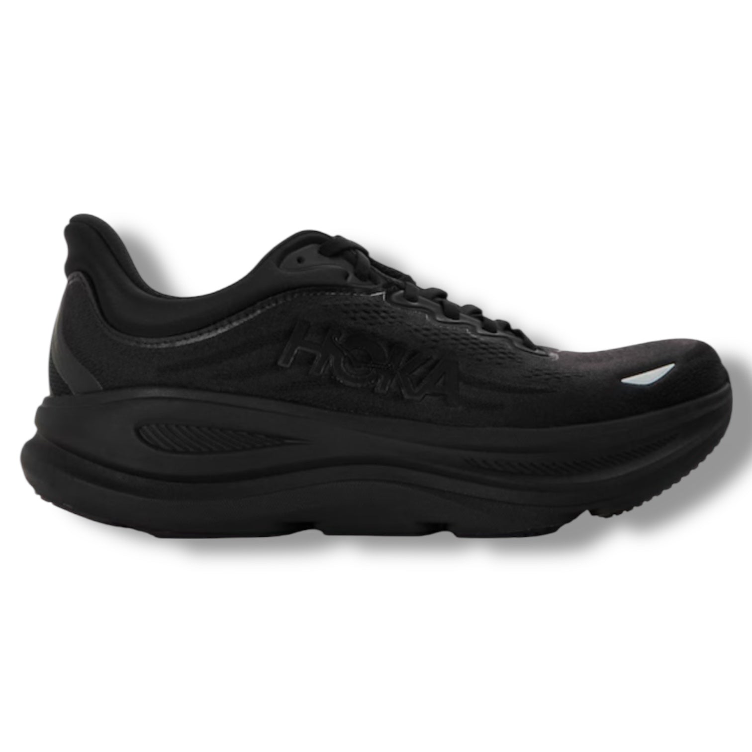 HOKA BONDI RUNNING TRAINERS BLACK