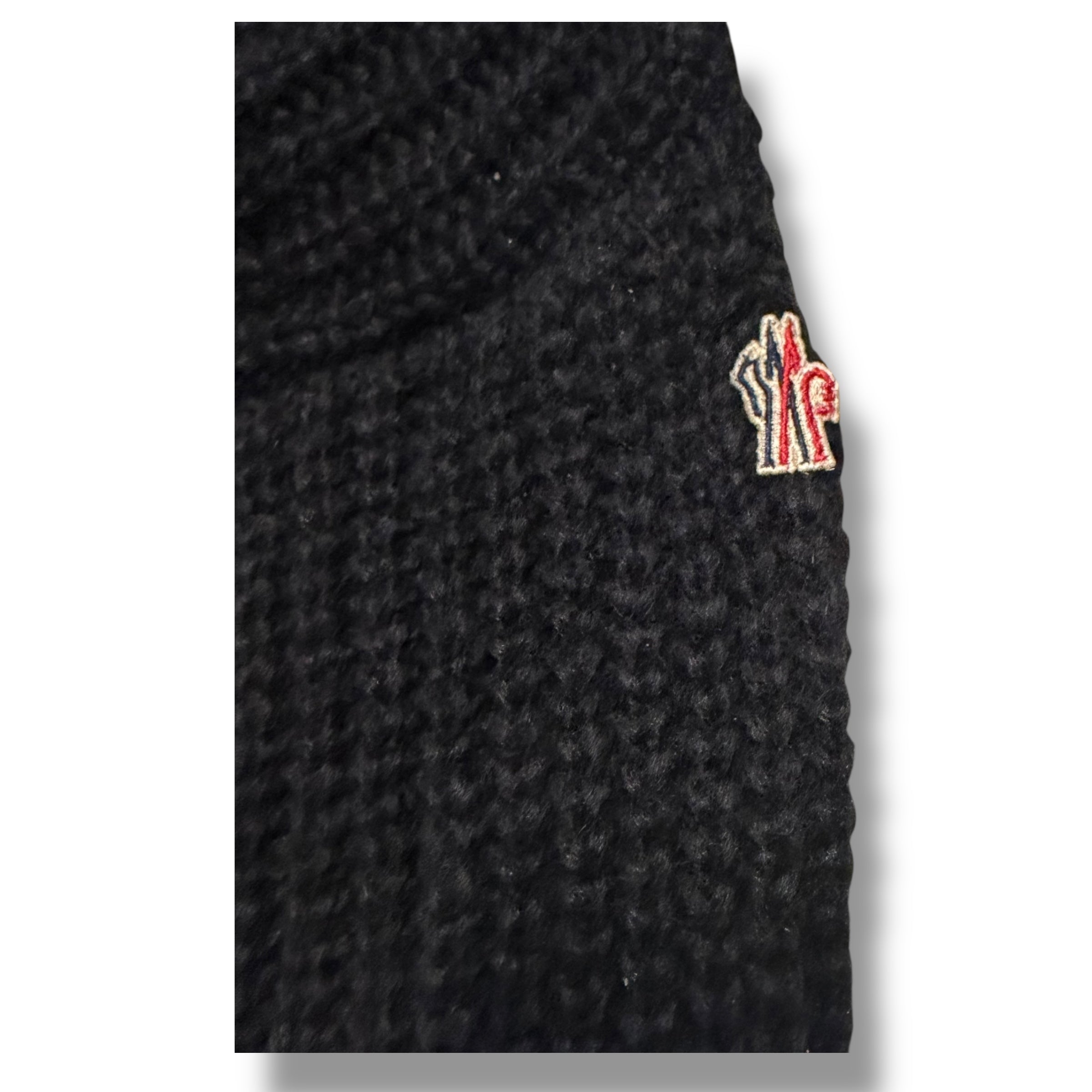 MONCLER GRENOBLE TRICOT CARDIGAN WITH PADDED INNER BLACK