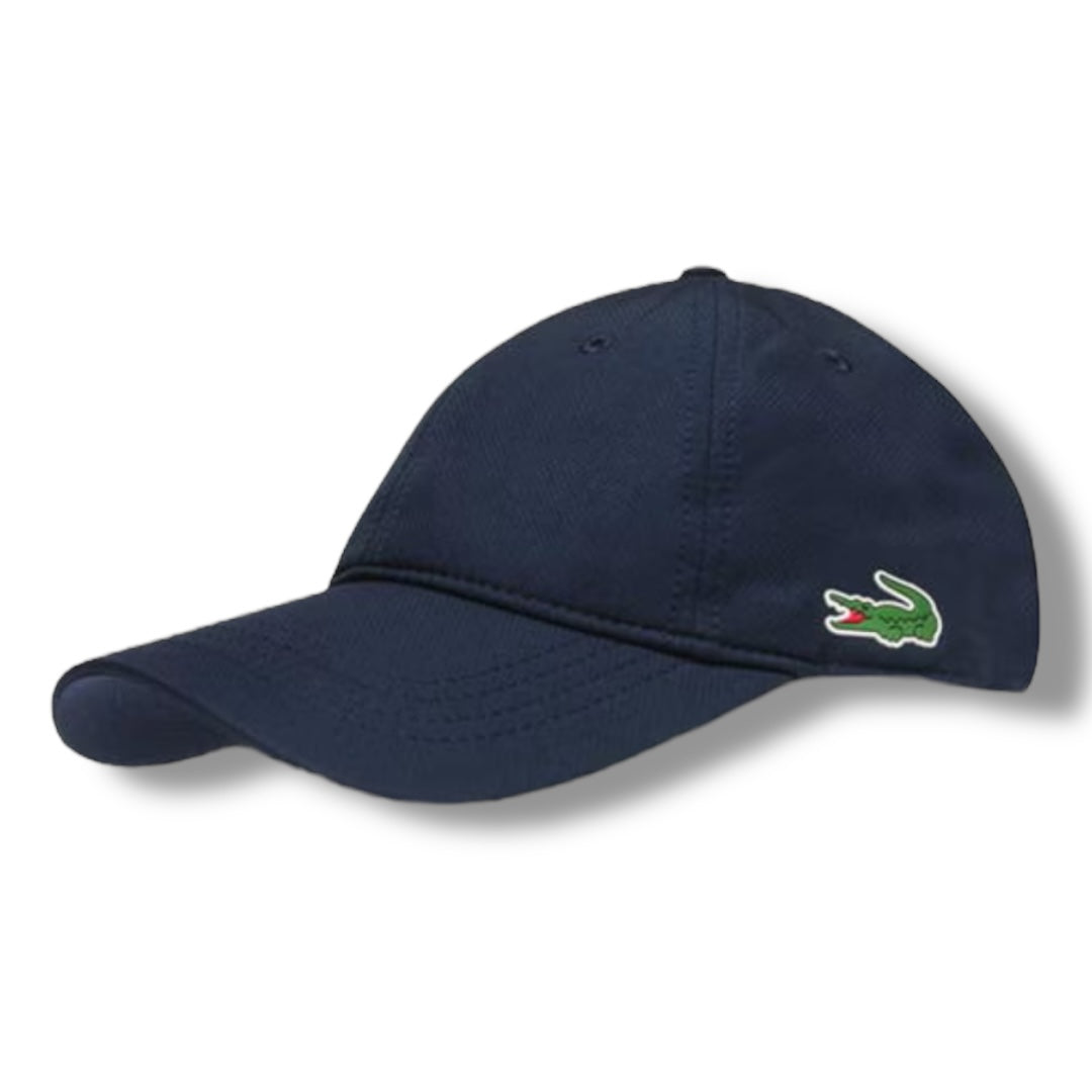 LACOSTE TAFFATA BASEBALL CAP BLUE