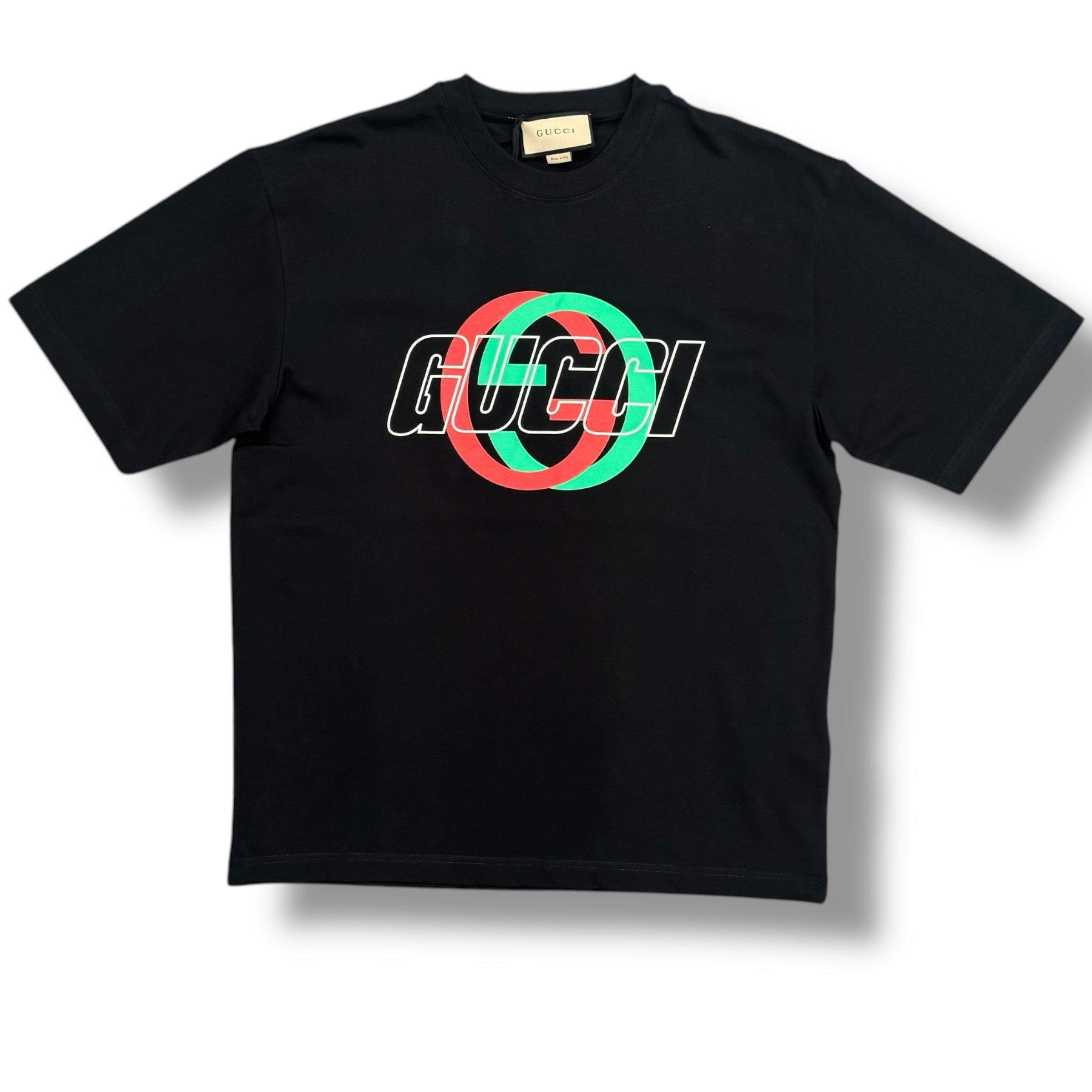 GUCCI GG INTERLOCK T-SHIRT BLACK