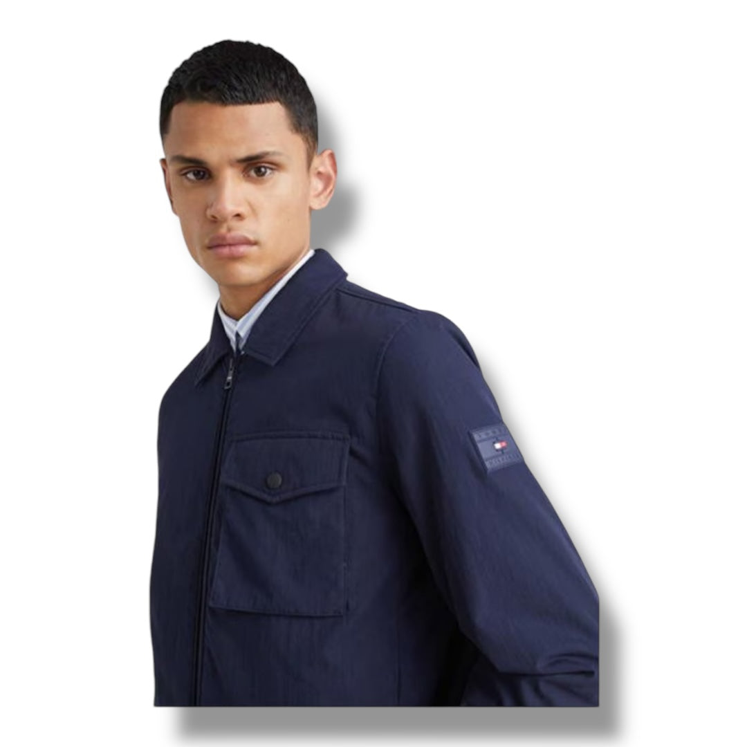 TOMMY HILFIGER TECH OVERSHIRT NAVY BLUE