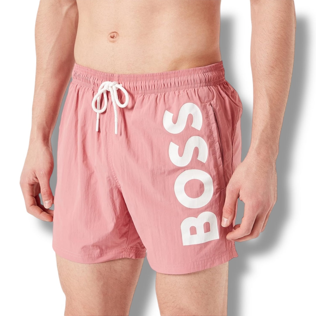 HUGO BOSS VERTI SWIM SHORTS PINK * SALE *
