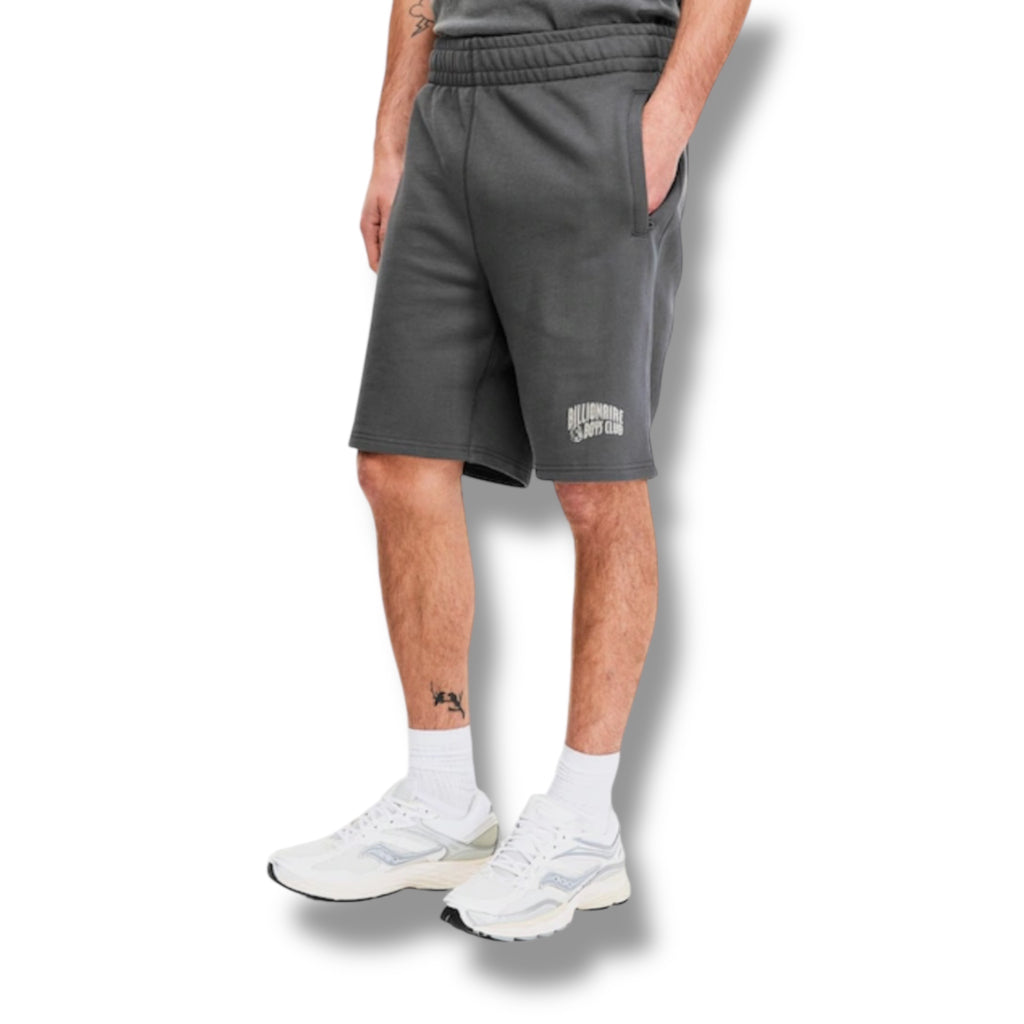BILLIONAIRE BOYS CLUB BBC ARCH LOGO JERSEY SHORTS GREY