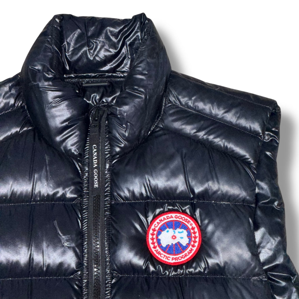 CANADA GOOSE PADDED PUFFER GILET CROFTON BLACK