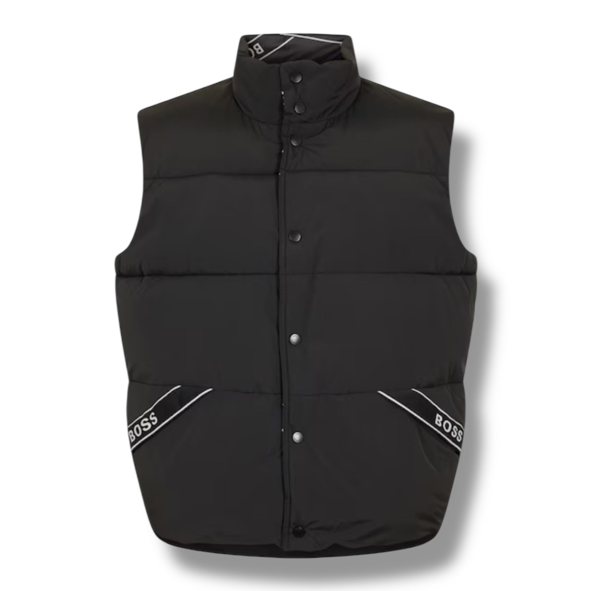 HUGO BOSS ORIO PADDED GILET BLACK