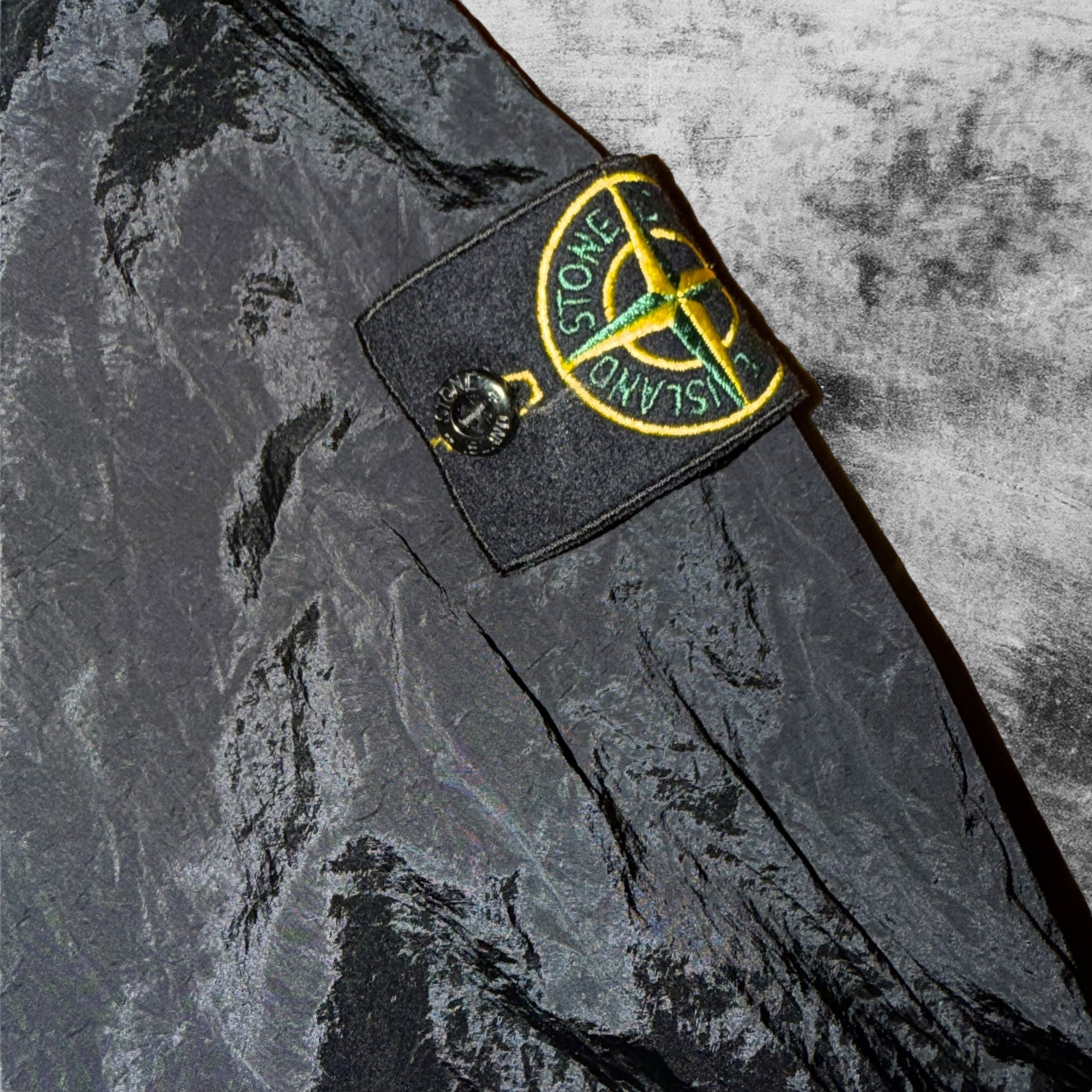 STONE ISLAND NYLON METAL OVERSHIRT BLACK