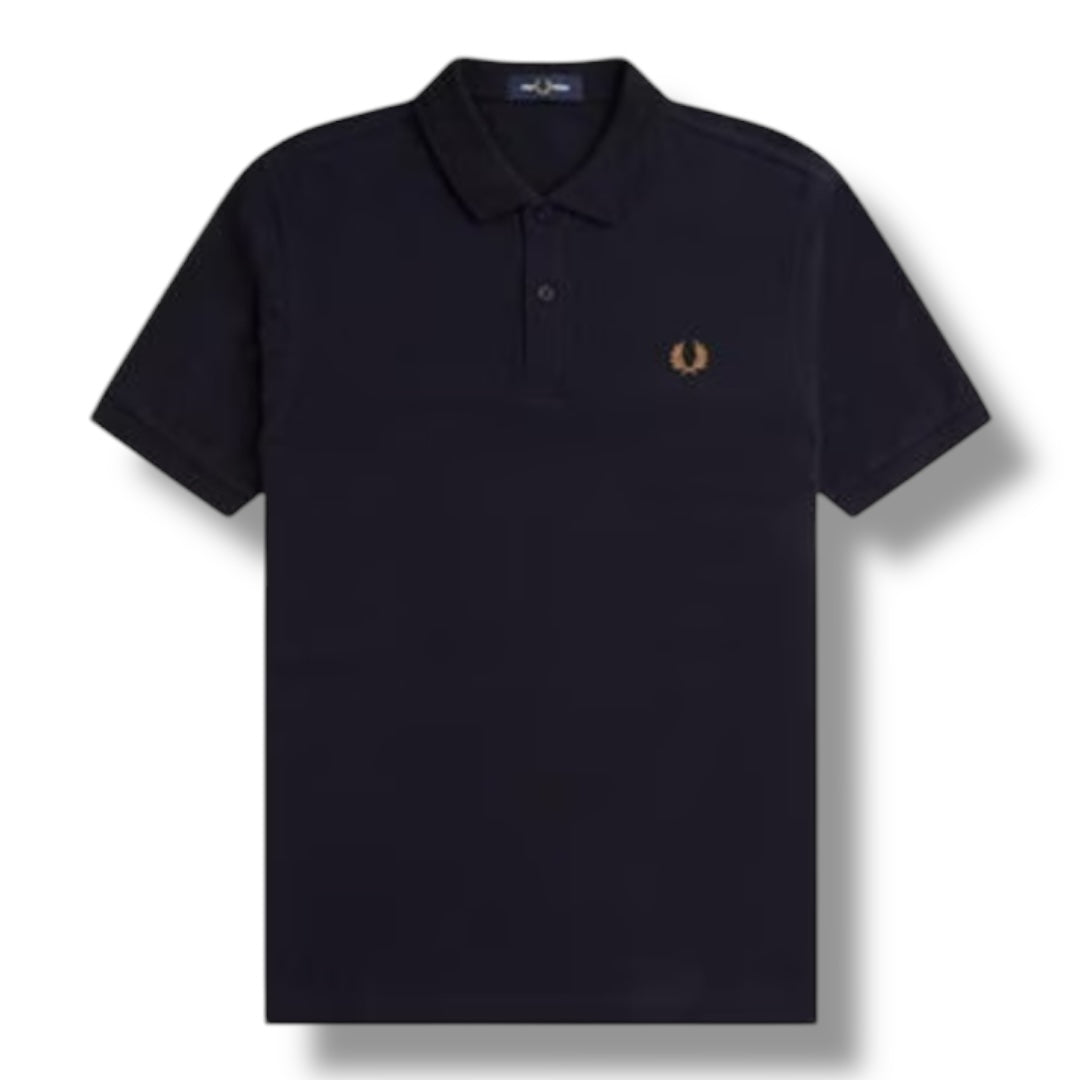 FRED PERRY PLAIN POLO SHIRT NAVY