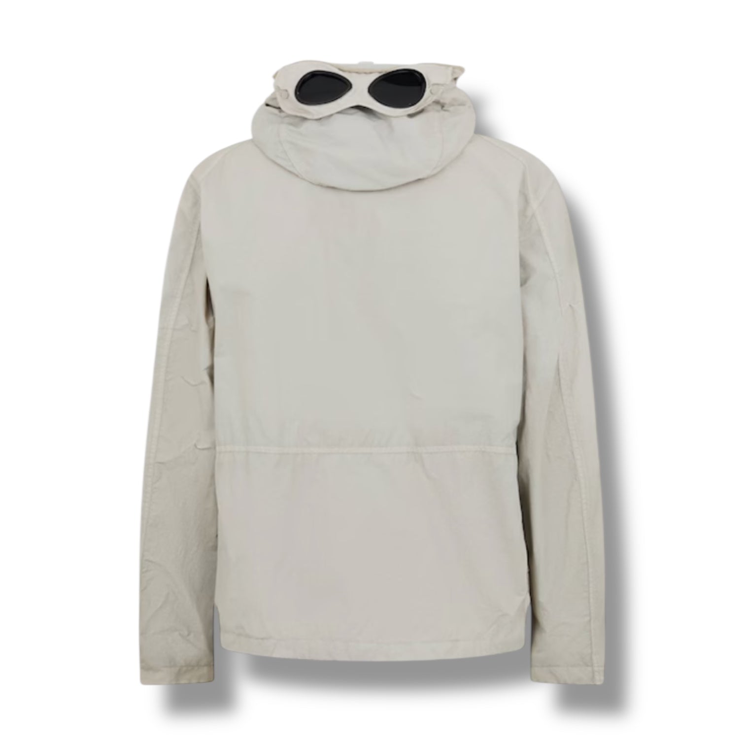 CP COMPANY HOODED GOOGLE JACKET DOVE GREY