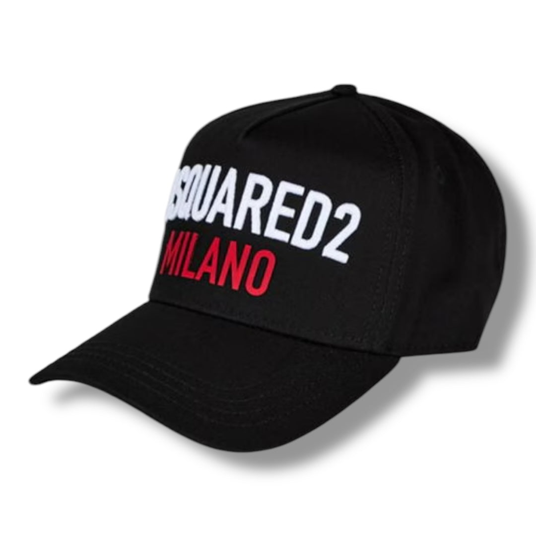 DSQUARED2 MILANO BASEBALL CAP BLACK