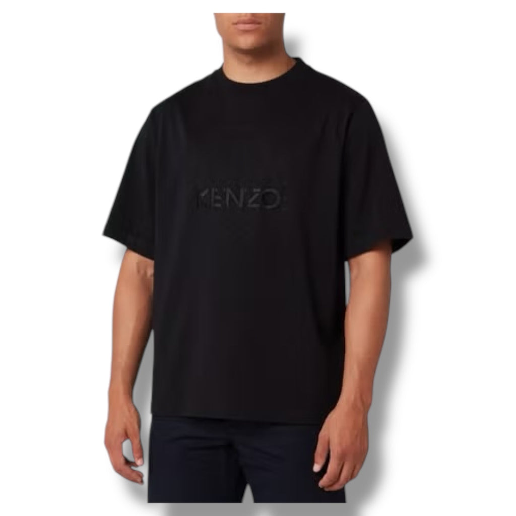 KENZO ICON EMBROIDERED TIGER T-SHIRT BLACK
