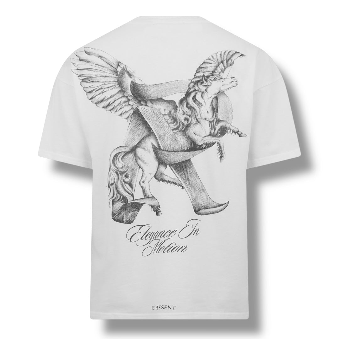 REPRESENT ELEGANCE T-SHIRT WHITE