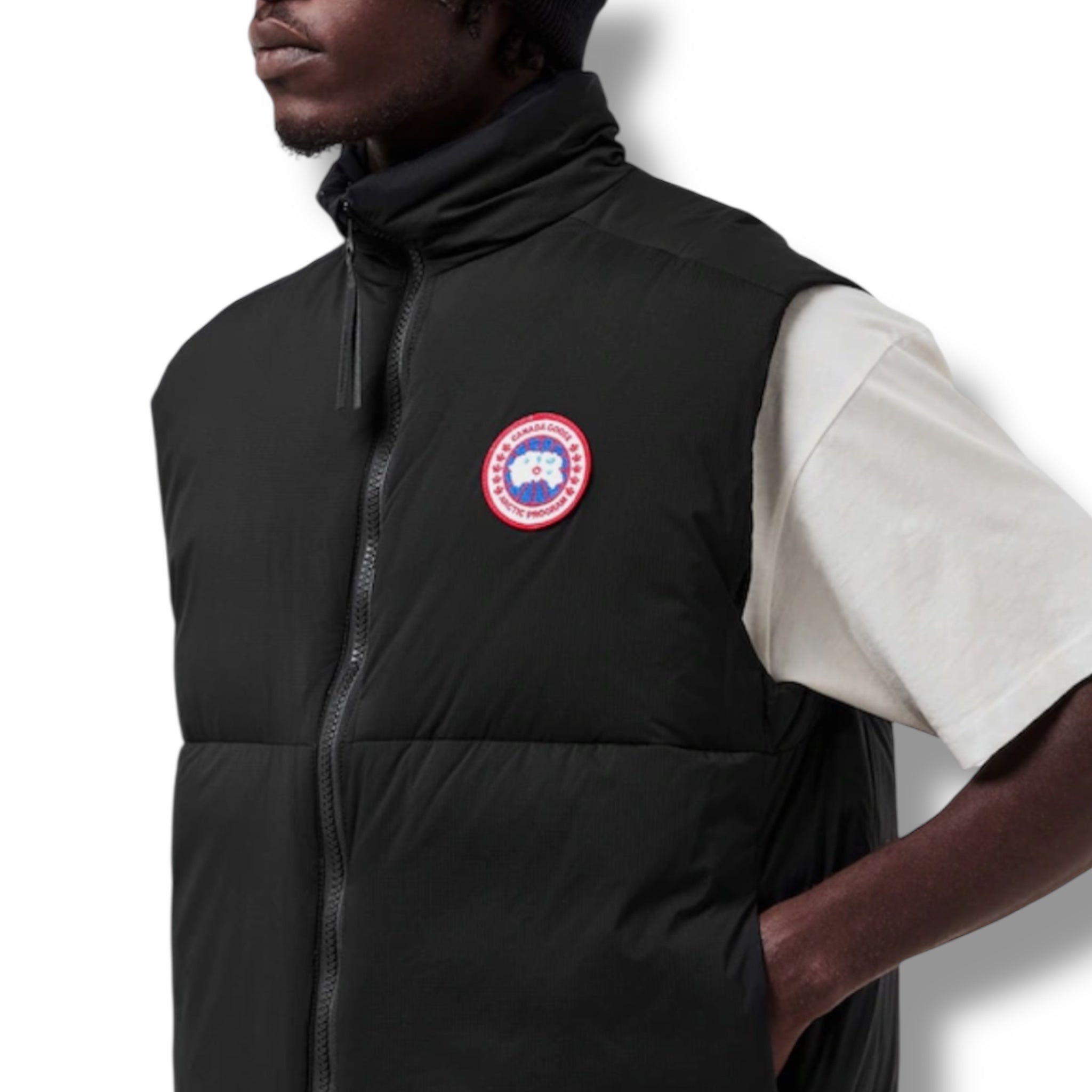 CANADA GOOSE LODGE GILET BLACK