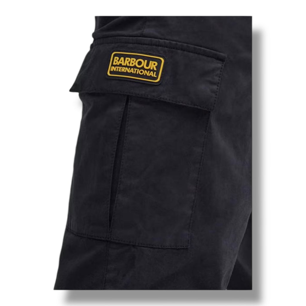BARBOUR INTERNATIONAL CARGO PANTS BLACK