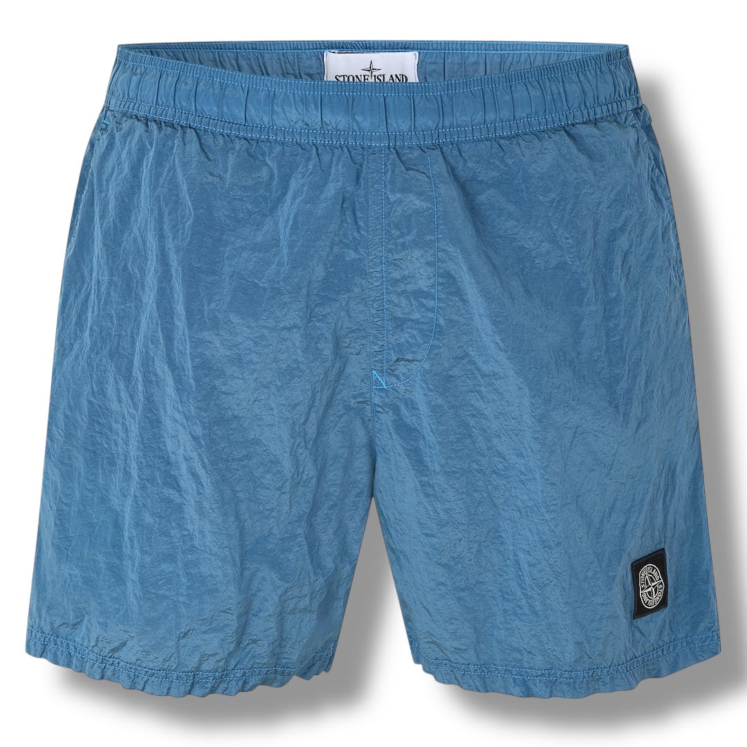 STONE ISLAND NYLON METAL SWIM SHIRTS BLUE