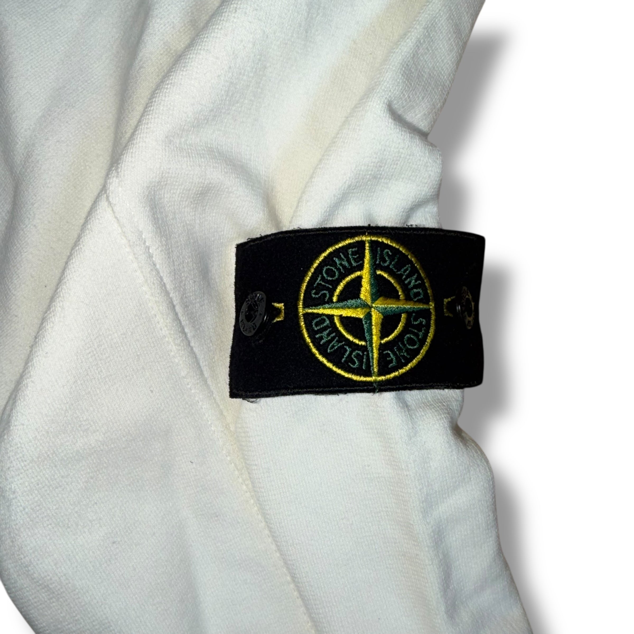STONE ISLAND SWEATSHIRT WHITE (USED)