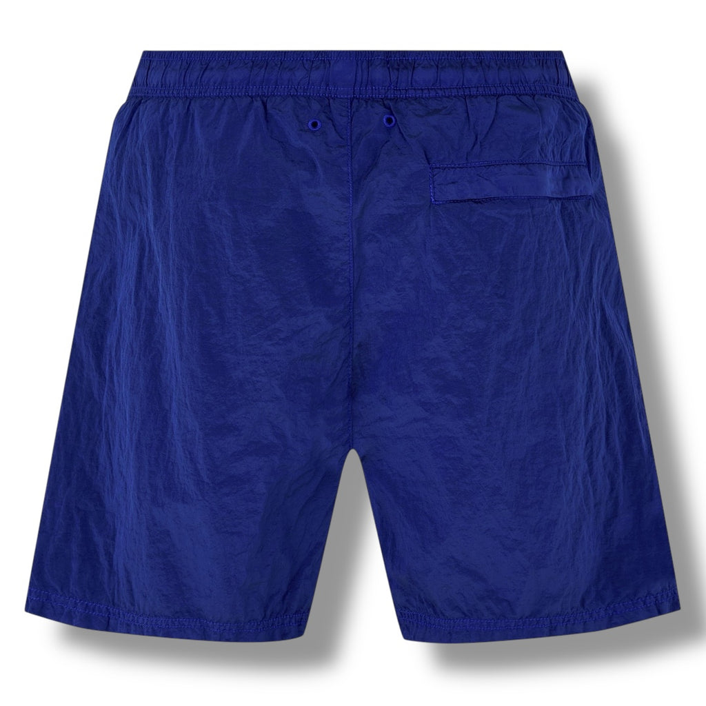 STONE ISLAND PATCH LOGO SWIM SHORTS NYLON METAL BLUETTE