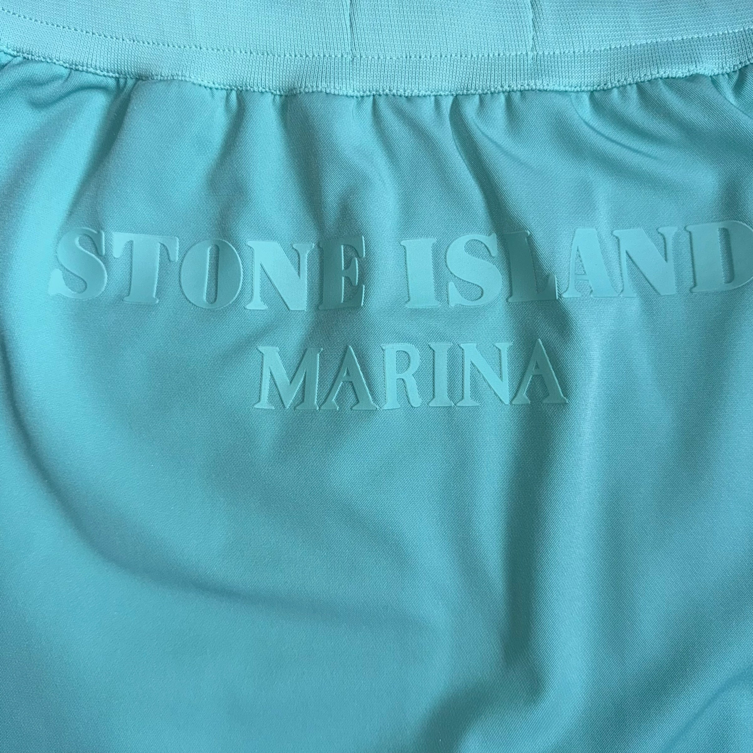 STONE ISLAND MARINA CARGO SHORTS AQUA GREEN